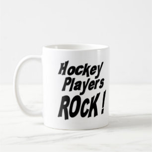 Hockey-Spieler-Felsen! Tasse