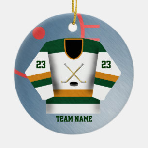Hockey-Spieler-Jersey-Verzierung Keramik Ornament