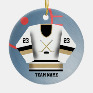 Hockey-Spieler-Jersey-Verzierung Keramikornament
