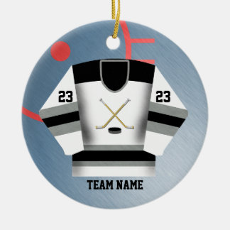 Hockey-Spieler-Jersey-Verzierung Keramikornament