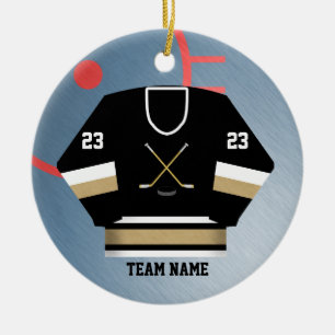 Hockey-Spieler-Jersey-Verzierung Keramikornament