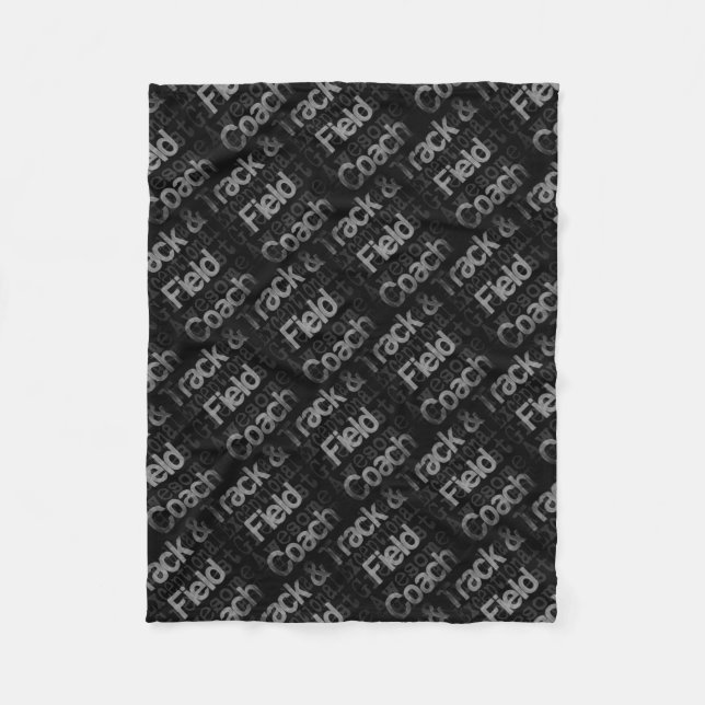 Hockey-Spieler-Sonderaktion Fleecedecke (Vorderseite)