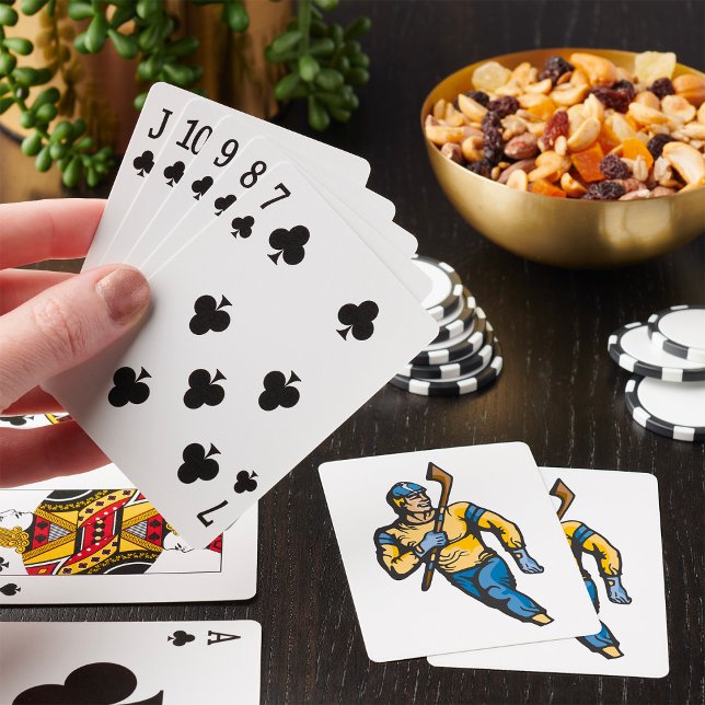 Hockey-Spieler Spielkarten (Von Creator hochgeladen)