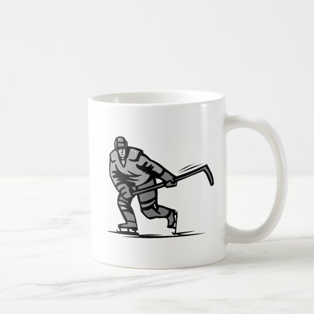 Hockey-Spieler Tasse (Rechts)