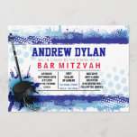 HOCKEY SPLASH Bar Mitzvah Einladung<br><div class="desc">WILLKOMMEN!!!  Ich kann Ihnen persönlich bei Ihrer Bestellung helfen!  Frag mir alles! ALLES ist anpassbar!  Alle meine Designs sind ONE-OF-A-KIND Original-Kunstwerke von mir entworfen!  Alle Hintergrundfarben,  Schriftart und Texte können durch einen Klick auf die Schaltfläche IT-ZOLLEN geändert werden.  Bitte senden Sie mir eine E-Mail an:Marlalove@hotmail.com</div>