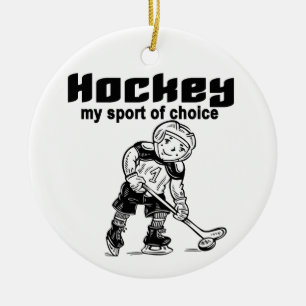 Hockey-Sport der auserlesenen T-Shirts und der Keramikornament
