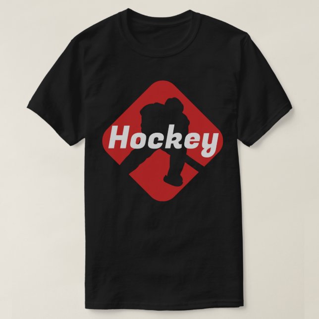Hockey Sport Eishockey Winter Eisrad Geschenkziel T-Shirt (Design vorne)