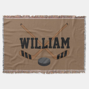 Hockey Sports Fan Blanket Geschenk Decke