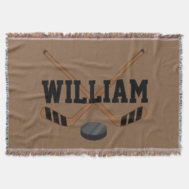 Hockey Sports Fan Blanket Geschenk Decke (Vorderseite)