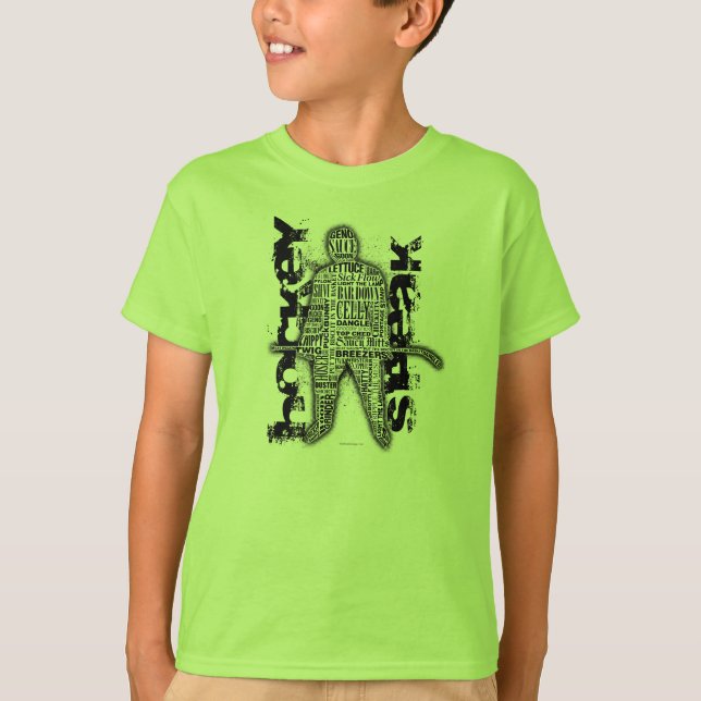 Hockey sprechen T-Shirt (Vorderseite)