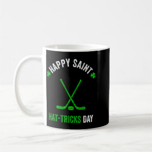 Hockey St. Patricks Day Jungen Männer Shamrock Hoc Kaffeetasse