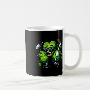 Hockey St. Patrick's Day Kleeblatt Feiern Tore Sch Kaffeetasse