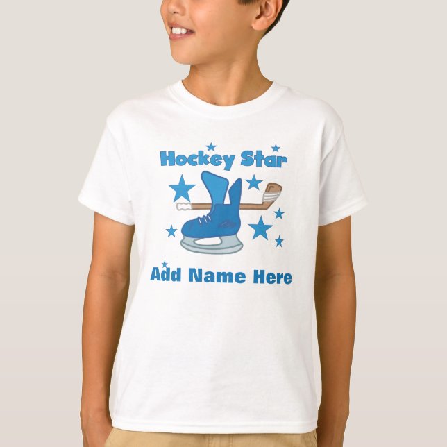 Hockey-Stern-kundengerechter T - Shirt (Vorderseite)
