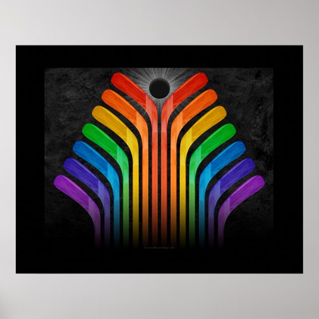 Hockey Stick Spectrum Poster (Vorne)