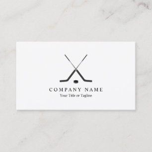 Hockey Sticks Hockey Player Business Card Visitenkarte