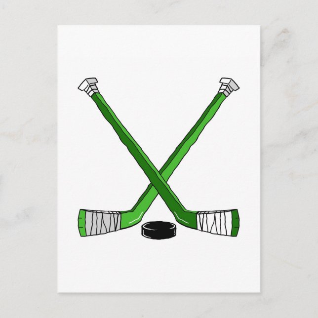 Hockey Sticks Postkarte (Vorderseite)