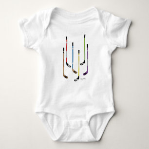 Hockey Sticks Säugling Baby Bodysuit Baby Strampler