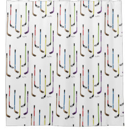 Hockey-Stock-bunter Duschvorhang