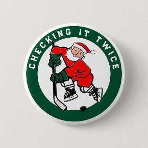 Hockey Strumpf Füllknopf Button