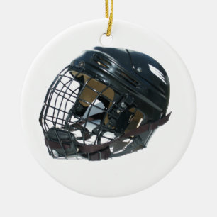 Hockey-Sturzhelm Keramik Ornament
