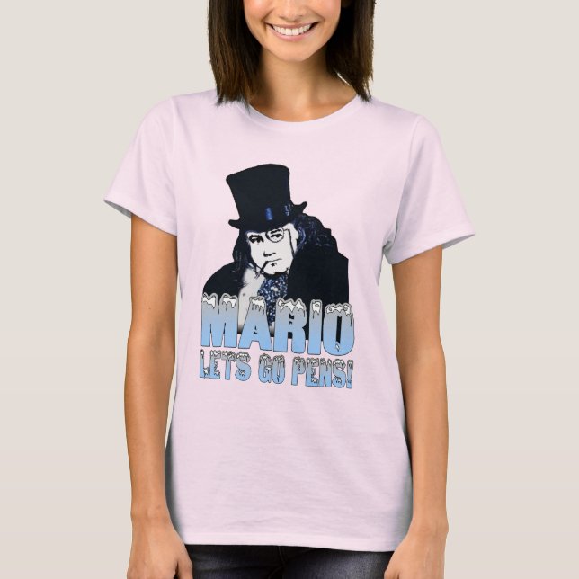 Hockey-T - Shirt Mario Penguin (Vorderseite)