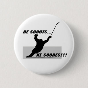 Hockey-T - Shirts und Geschenke Button