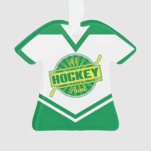 Hockey Tante Customizable Jersey Ornament