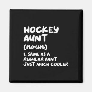 Hockey Tante Definition Funny Amp; Sassy Sports Magnet