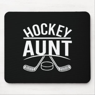 Hockey-Tante Hockey-Familie Lustig Mousepad