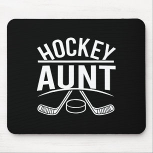 Hockey-Tante Hockey-Familie Lustig Mousepad