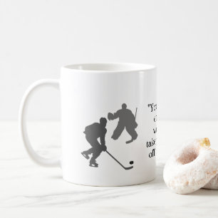 Hockey-Tasse - Sprichwort mit Inspiration Kaffeetasse