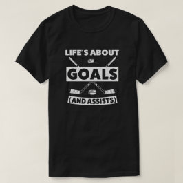 Hockey Team Spirit Quote Tee