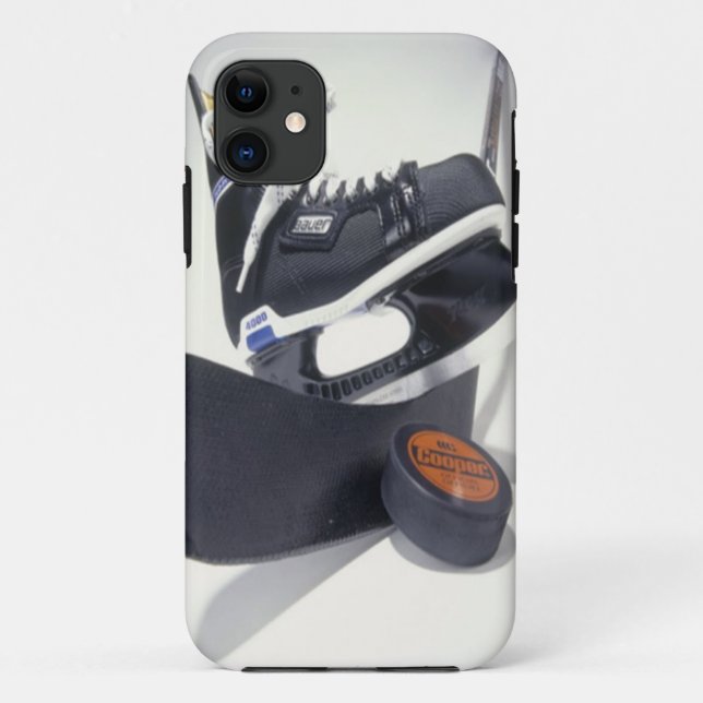 Hockey-Telefon-Kasten Case-Mate iPhone Hülle (Rückseite)