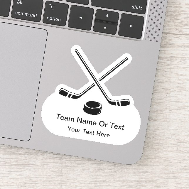 Hockey-Thema Sticker (Detail)