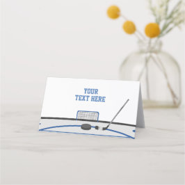 Hockey Theme Place Tent Cards Platzkarte
