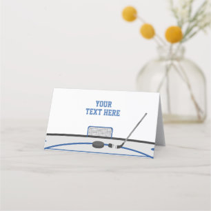 Hockey Theme Place Tent Cards Platzkarte