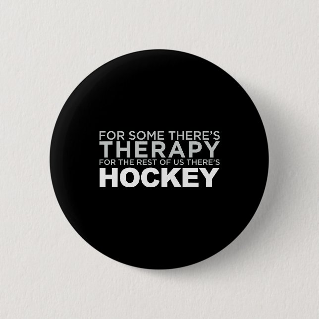Hockey Therapy  Button (Vorderseite)