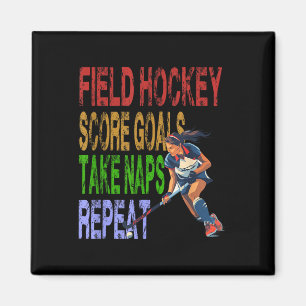 Hockey Tore erzielen Schläfchen wiederholen  Magnet