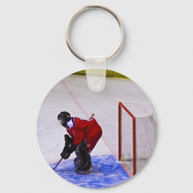 Hockey Torhüter Schlüsselanhänger (Vorderseite)
