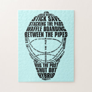 Hockey-Tormann-Masken-Puzzle Puzzle