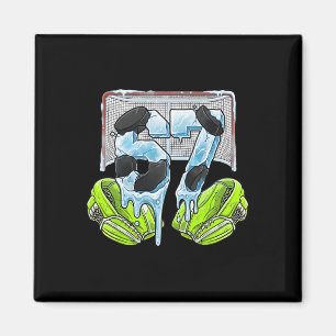 Hockey Torwart 67 Six Seven 6 7 Gen Alpha Meme Dri Magnet