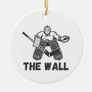 Hockey Torwart Die Wand Keramik Ornament