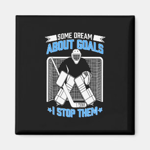 Hockey Torwart Eishockey Torhüter Lustiger Hockey Magnet