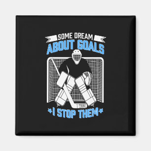 Hockey Torwart Eishockey Torhüter Lustiger Hockey Magnet