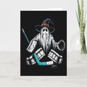 Hockey Torwart Geist Halloween Grusel Kostüm Eis H Karte