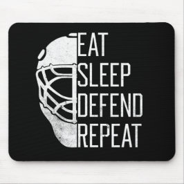 Hockey-Torwart Mousepad