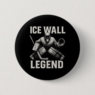 Hockey-Torwart-Sportbekleidung – Eiswand-Legende-S Button