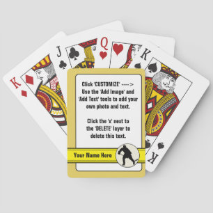 Hockey Trading Card Customizable Card Deck Spielkarten