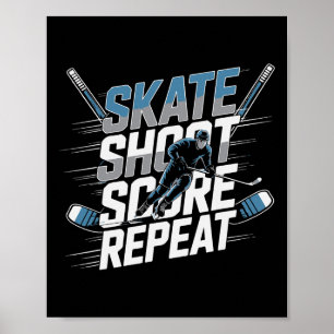 Hockey-Trikot-Geschenke für Männer Kinder Jugendli Poster
