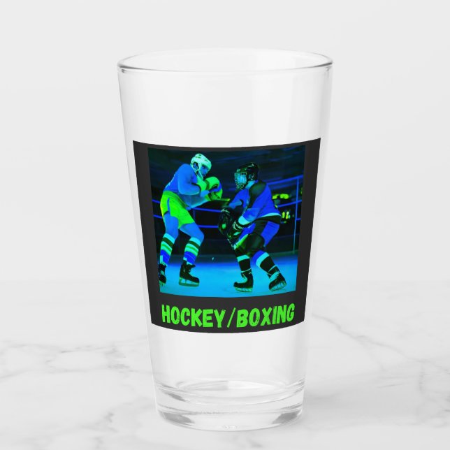 Hockey und Boxing Glas (Vorderseite)